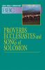 Basic Bible Commentary Vol 11 Proverbs Ecclesiastes and Song of Solomon