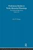 Preliminary Studies in Turkic Historical Phonology