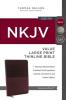 NKJV Value Thinline Bible Large Print Imitation Leather Burgundy Red Letter Edition
