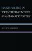 Haiku Poetics in Twentieth Century Avant-Garde Poetry