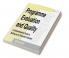 Programme Evaluation and Quality