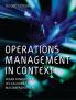 Operations Management in Context