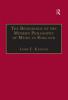 Beginnings of the Modern Philosophy of Music in England