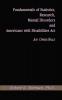 Fundamentals of Statistics Research Mental Disorders and Americans with Disabilities Act-An Omnibu
