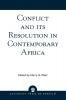 Conflict and its Resolution in Contemporary Africa