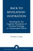 Back to Revelation-Inspiration