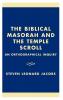 Biblical Masorah and the Temple Scroll