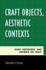 Craft Objects Aesthetic Contexts