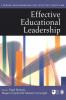 Effective Educational Leadership