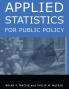 Applied Statistics for Public Policy