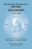 Revolutionary War Journals of Henry Dearborn 1775-1783