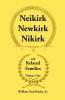 Neikirk Newkirk Nikirk and Related Families Volume 1 Being an Account of the Descendants of