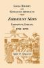 Local History and Genealogical Abstracts from the Fairmount News 1901-1905