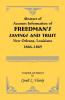 Abstract of Account Information of Freedman's Savings and Trust New Orleans Louisiana 1866-1869