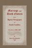 Marriage and Death Notices from Baptist Newspapers of South Carolina Volume 2