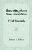 Barrington New Hampshire Vital Records