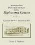 Abstracts of the Deaths and Marriages in the Hightstown Gazette Vol. 2 1872-1877