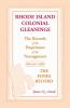 Rhode Island Colonial Gleanings