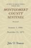 Guide to Selections from the Montgomery County Sentinel Maryland January 1 1856 - December 31 1875
