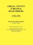 Amelia County [Virginia] Road Orders 1735-1753