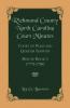 Richmond County North Carolina Court Minutes