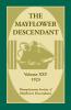 The Mayflower Descendant Volume 25 1923