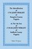 The Identification of 1792 John Wright of Fauquier County Virginia as Not the Son of 1792/30 John Wright of Stafford County Virginia