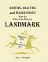 Births Deaths and Marriages from the Platte City Missouri Landmark August 18 1875-December 31 1877