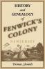 History and Genealogy of Fenwick's Colony New Jersey