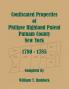 Confiscated Properties of Philipse Highland Patent Putnam County New York 1780-1785