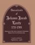 Descendants of Johann Jacob Lantz 1721-1789