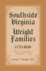 Southside Virgina Wright Families 1755-1820