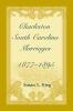 Charleston South Carolina Marriages 1877-1895