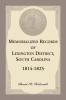 Memorialized Records of Lexington District South Carolina 1814-1825