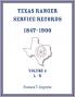 Texas Ranger Service Records 1847-1900 Volume 4 L-N