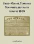 Shelby County Tennessee Newspaper Abstracts Through 1859