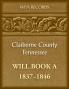 Claiborne County Tennessee Will Book A 1837-1846