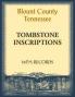 Blount County Tennessee Tombstone Inscriptions