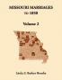 Missouri Marriages to 1850 Volume 2
