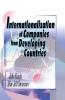 Internationalization of Companies from Developing Countries