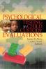 Psychological Testing in Child Custody Evaluations