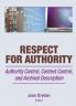 Respect for Authority