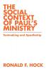 Social Context of Paul's Ministry The