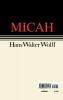 Micah Continental Commentary
