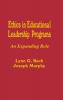Ethics in Educational Leadership Programs