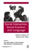 Social interaction Social Context and Language