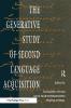 Generative Study of Second Language Acquisition