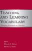 Teaching and Learning Vocabulary