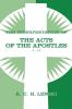The Interpretation of the Acts of the Apostles1-14