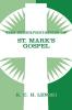 The Interpretation of St. Mark's Gospel